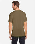 Core 365 CE111 Unisex Fusion ChromaSoft Performance T-Shirt - Coyote Brown - model back