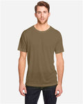 Core 365 CE111 Unisex Fusion ChromaSoft Performance T-Shirt - Coyote Brown - model front