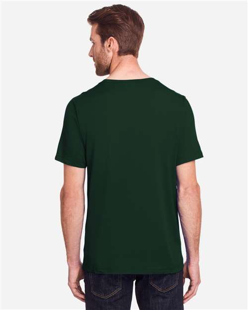 Core 365 CE111 Unisex Fusion ChromaSoft Performance T-Shirt - Forest - model back