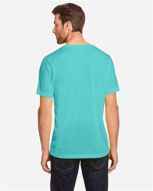 Core 365 CE111 Unisex Fusion ChromaSoft Performance T-Shirt - Sea Glass - model back