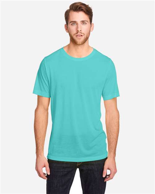 Core 365 CE111 Unisex Fusion ChromaSoft Performance T-Shirt - Sea Glass - model front