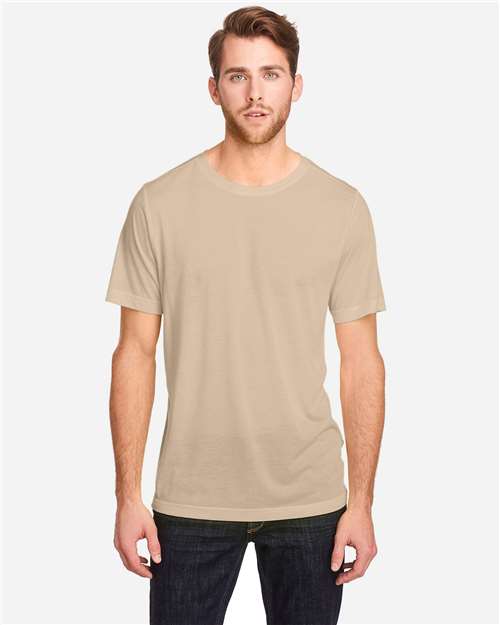 Core 365 CE111 Unisex Fusion ChromaSoft Performance T-Shirt - Stone - model front