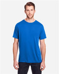Core 365 CE111 Unisex Fusion ChromaSoft Performance T-Shirt - True Royal - model front