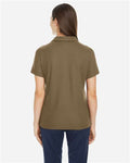 Core 365 CE112W Women's Fusion ChromaSoft Pique Polo - Coyote Brown - model back