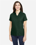 Core 365 CE112W Women's Fusion ChromaSoft Pique Polo - Forest - model front
