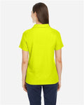 Core 365 CE112W Women's Fusion ChromaSoft Pique Polo - Safety Yellow - model back