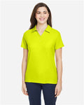Core 365 CE112W Women's Fusion ChromaSoft Pique Polo - Safety Yellow - model front
