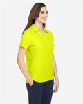 Core 365 CE112W Women's Fusion ChromaSoft Pique Polo - Safety Yellow - model side