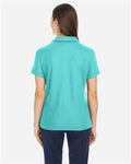 Core 365 CE112W Women's Fusion ChromaSoft Pique Polo - Sea Glass - model back