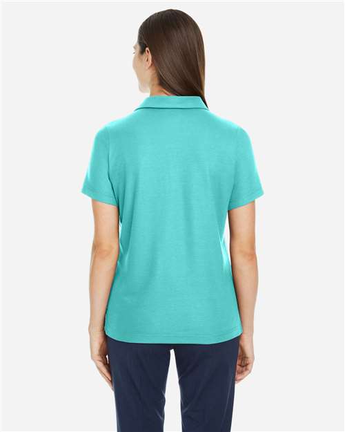 Core 365 CE112W Women's Fusion ChromaSoft Pique Polo - Sea Glass - model back