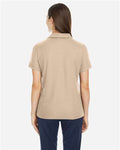 Core 365 CE112W Women's Fusion ChromaSoft Pique Polo - Stone - model back
