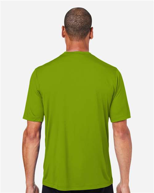 Core 365 CE10 Unisex Capital Performance T-Shirt - Acid Green - model back