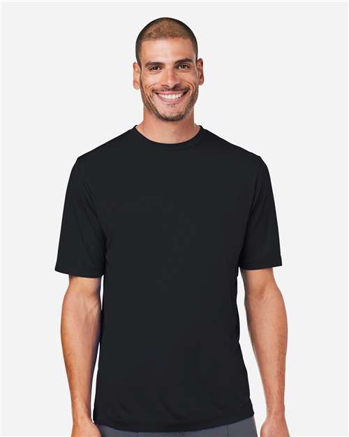 Core 365 CE10 Unisex Capital Performance T-Shirt - Black - model front
