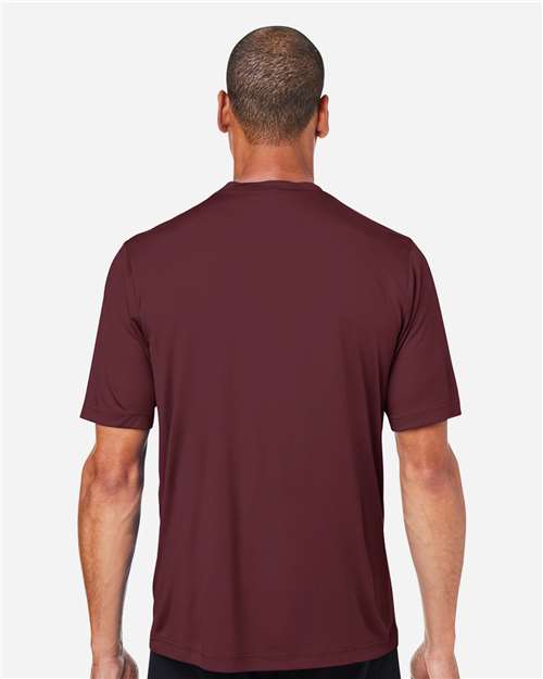Core 365 CE10 Unisex Capital Performance T-Shirt - Burgundy - model back