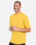 Core 365 CE10 Unisex Capital Performance T-Shirt - Campus Gold - model side