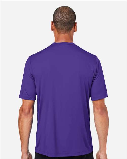 Core 365 CE10 Unisex Capital Performance T-Shirt - Campus Purple - model back