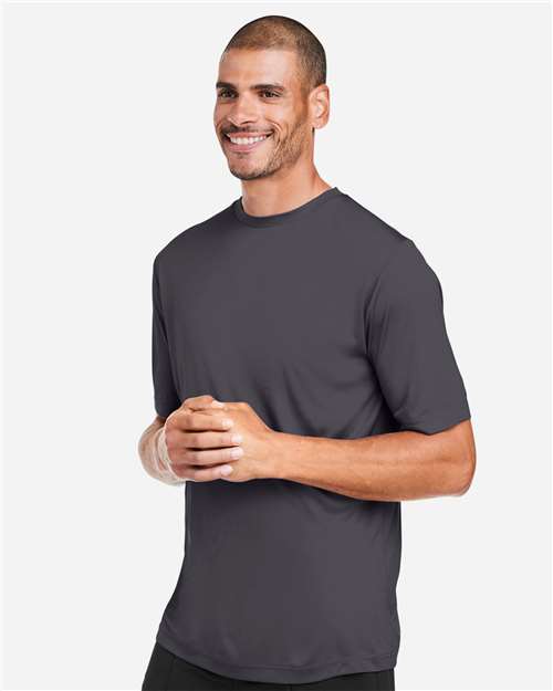 Core 365 CE10 Unisex Capital Performance T-Shirt - Carbon - model side