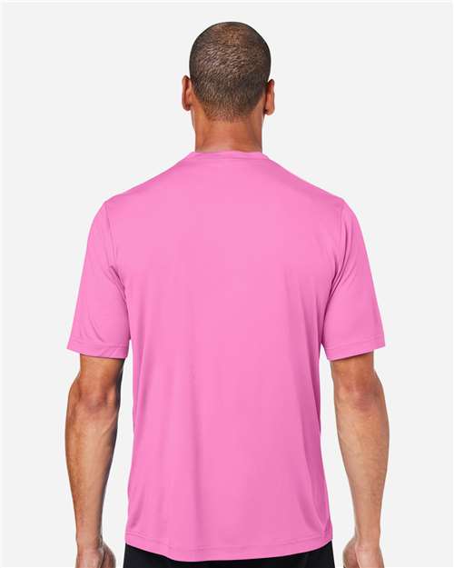 Core 365 CE10 Unisex Capital Performance T-Shirt - Charity Pink - model back