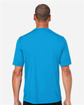 Core 365 CE10 Unisex Capital Performance T-Shirt - Electric Blue - model back
