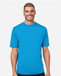 Core 365 CE10 Unisex Capital Performance T-Shirt - Electric Blue - model front