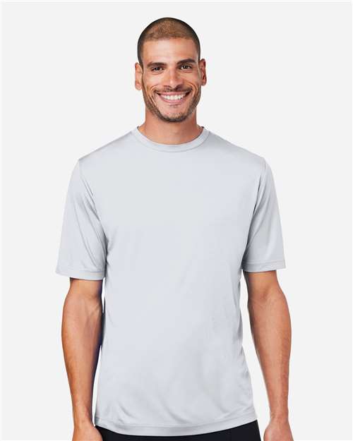 Core 365 CE10 Unisex Capital Performance T-Shirt - Platinum - model front