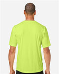 Core 365 CE10 Unisex Capital Performance T-Shirt - Safety Yellow - model back