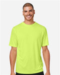 Core 365 CE10 Unisex Capital Performance T-Shirt - Safety Yellow - model front