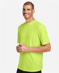 Core 365 CE10 Unisex Capital Performance T-Shirt - Safety Yellow - model side