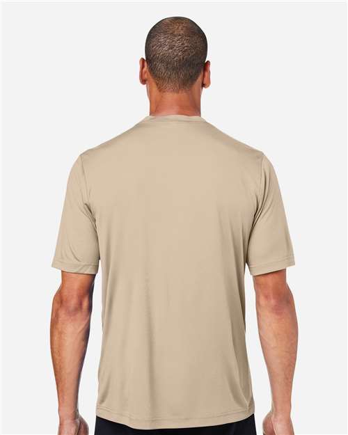Core 365 CE10 Unisex Capital Performance T-Shirt - Stone - model back