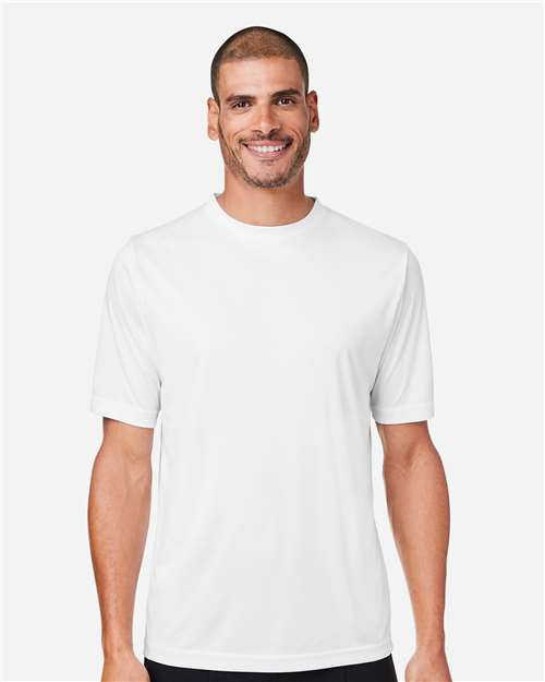 Core 365 CE10 Unisex Capital Performance T-Shirt - White - model front