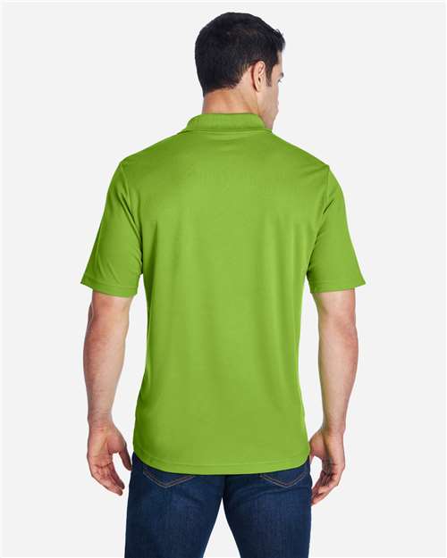 Core 365 88181 Origin Performance Piqué Polo - Acid Green - model back
