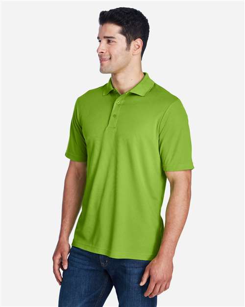 Core 365 88181 Origin Performance Piqué Polo - Acid Green - model side