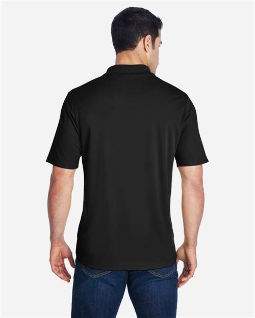 Core 365 88181 Origin Performance Piqué Polo - Black - model back