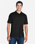 Core 365 88181 Origin Performance Piqué Polo - Black - model front