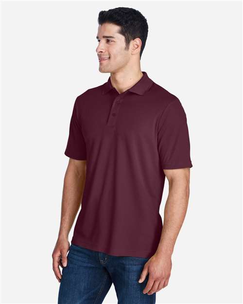 Core 365 88181 Origin Performance Piqué Polo - Burgundy - model side