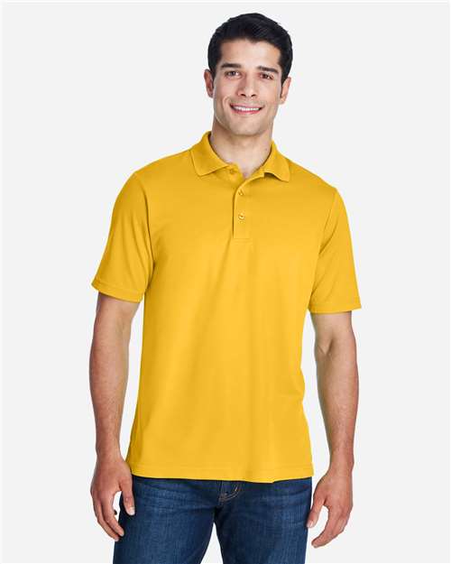 Core 365 88181 Origin Performance Piqué Polo - Campus Gold - model front