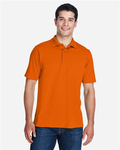 Core 365 88181 Origin Performance Piqué Polo - Campus Orange - model front