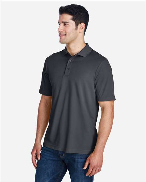 Core 365 88181 Origin Performance Piqué Polo - Carbon - model side