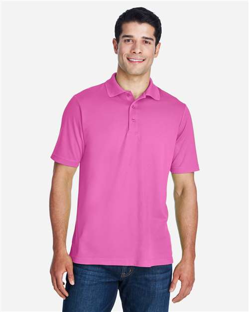 Core 365 88181 Origin Performance Piqué Polo - Charity Pink - model front