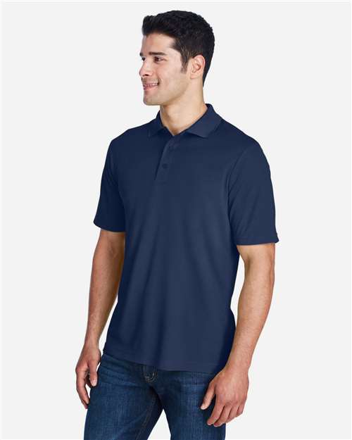 Core 365 88181 Origin Performance Piqué Polo - Classic Navy - model side