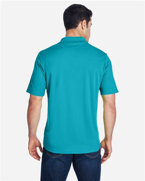 Core 365 88181 Origin Performance Piqué Polo - Clear Teal - model back