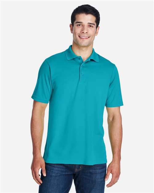 Core 365 88181 Origin Performance Piqué Polo - Clear Teal - model front