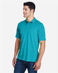 Core 365 88181 Origin Performance Piqué Polo - Clear Teal - model side