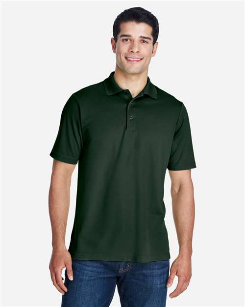 Core 365 88181 Origin Performance Piqué Polo - Forest - model front