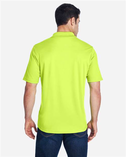 Core 365 88181 Origin Performance Piqué Polo - Safety Yellow - model back
