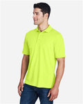 Core 365 88181 Origin Performance Piqué Polo - Safety Yellow - model side