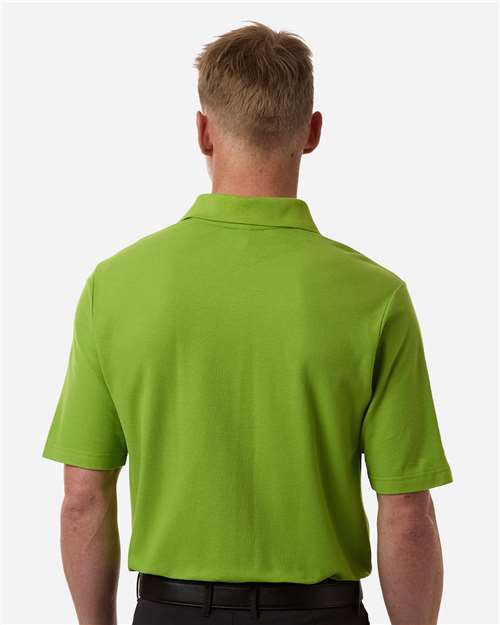 Core 365 CE106 Men's Resolve CVC Performance Pique Polo - Acid Green - model back