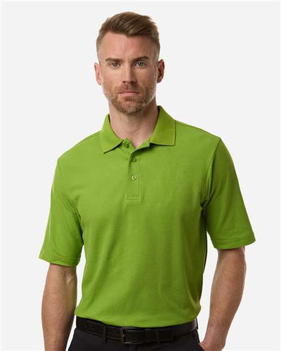Core 365 CE106 Men's Resolve CVC Performance Pique Polo - Acid Green - model front