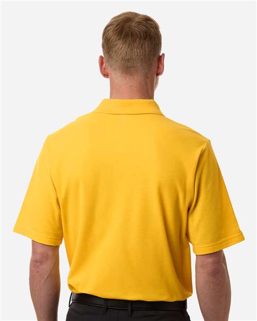 Core 365 CE106 Men's Resolve CVC Performance Pique Polo - Campus Gold - model back