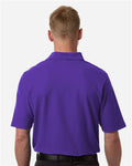 Core 365 CE106 Men's Resolve CVC Performance Pique Polo - Campus Purple - model back